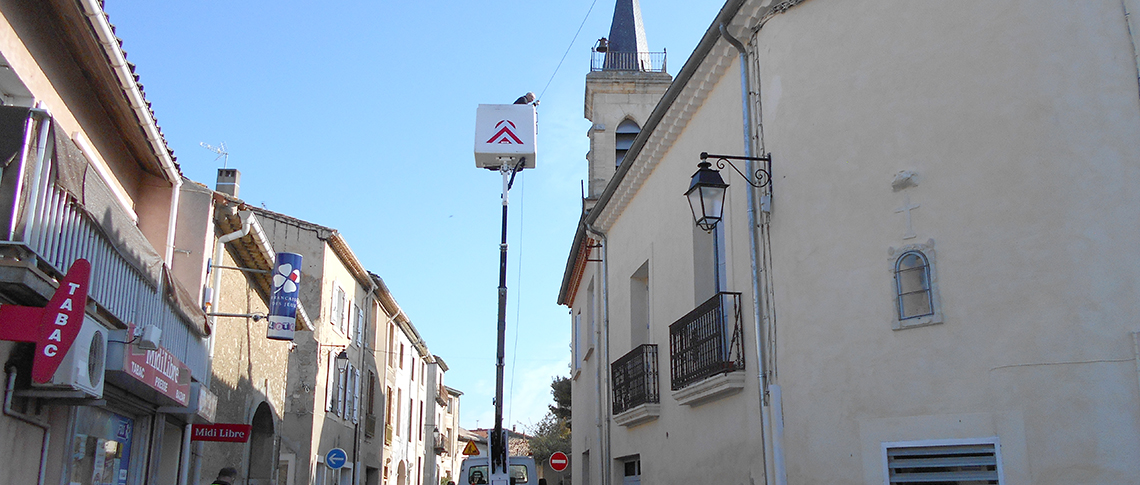 Installation lignes aériennes