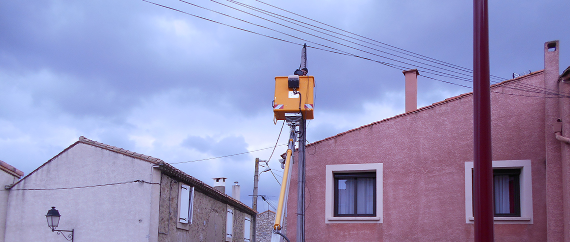 Travaux sur lignes sono