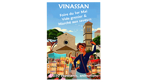 Vide Grenier et marché aux Saveurs Vinassan 1er Mai